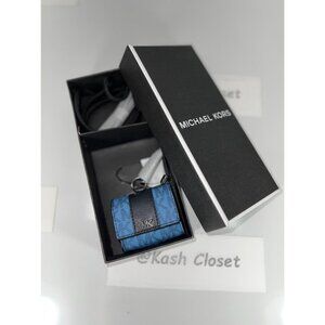 Michael Kors lanyard case for apple airpods pro mtn blue